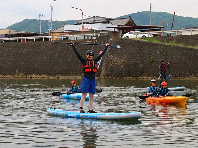 SUP（スタンドアップパドルボード）体験 矢掛町小田川｜モンベル